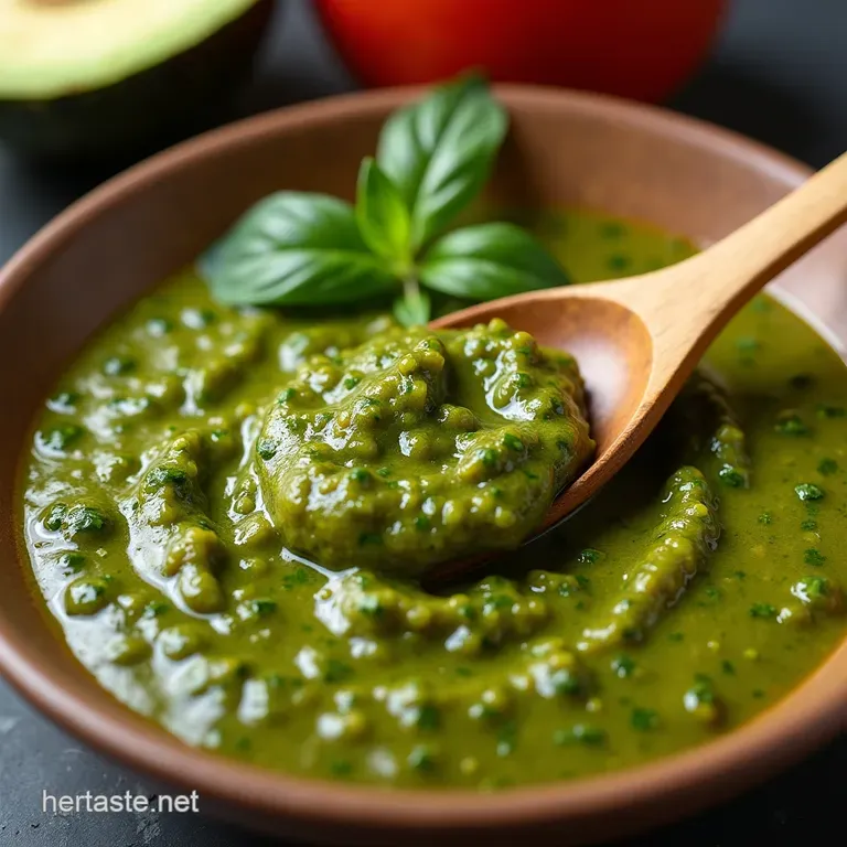The Green Gold Vibrant Zesty Homemade Chimichurri Sauce