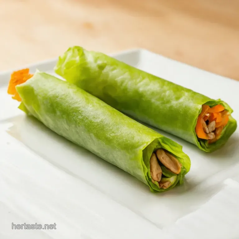 Vibrant Veggie Spring Rolls with PeanutLime Dipping Sauce
