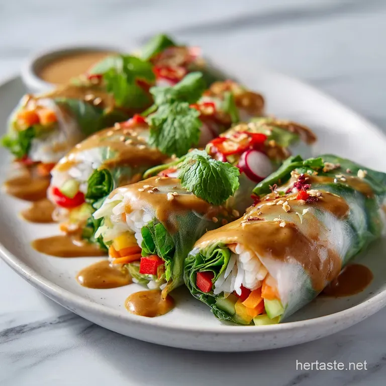 Fresh Spring Rolls Recipe with Tofu and Shrimp