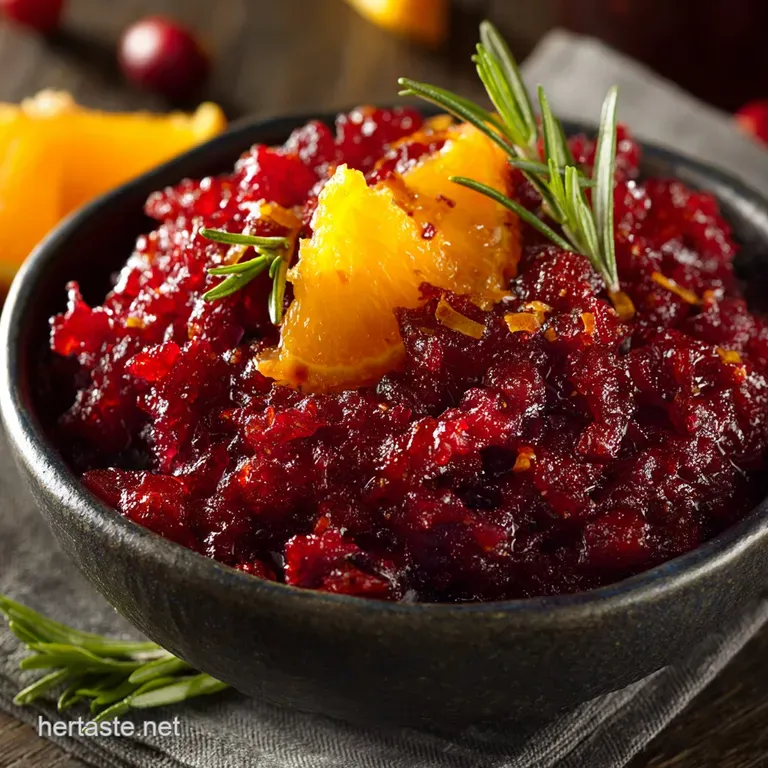 Vintage Fresh Cranberry Orange Relish (A 10-Minute No-Cook Classic)