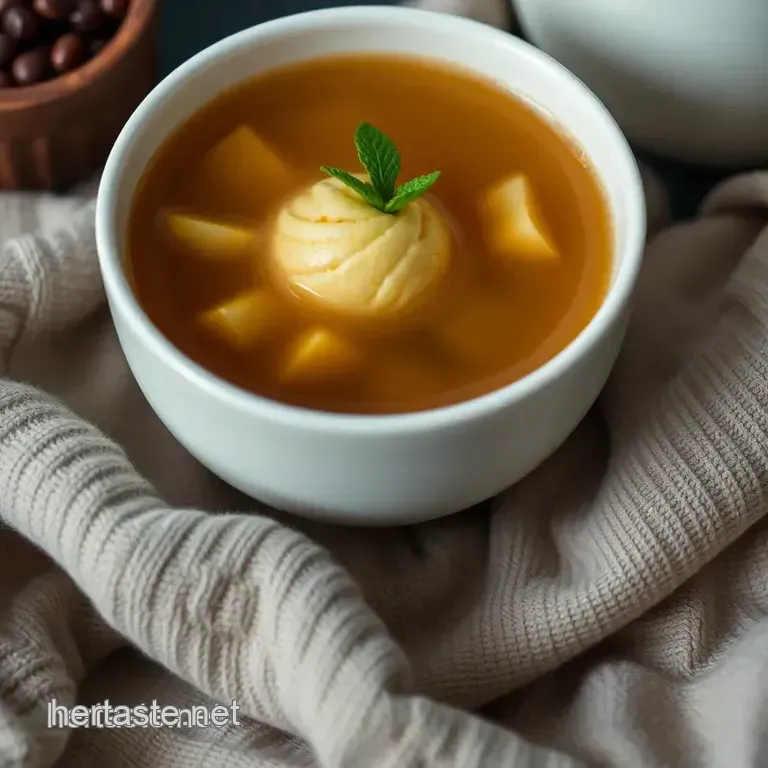 Warm & Cozy Medicine Ball Tea presentation