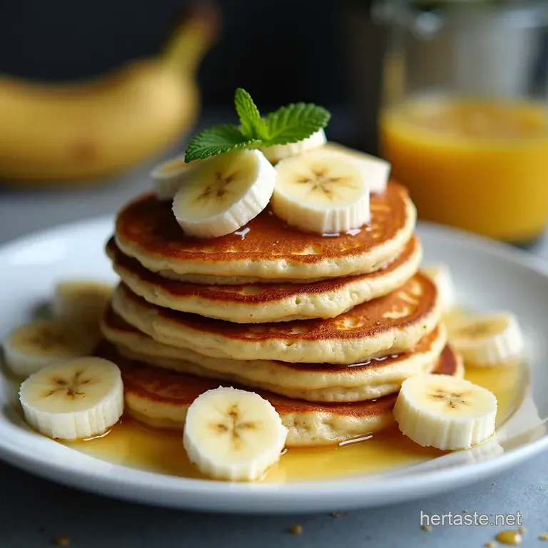 Weight Watchers Banana Bliss Pancakes Light Fluffy PointFriendly