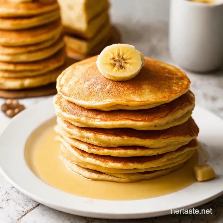 Weight Watchers Banana Bliss Pancakes presentation