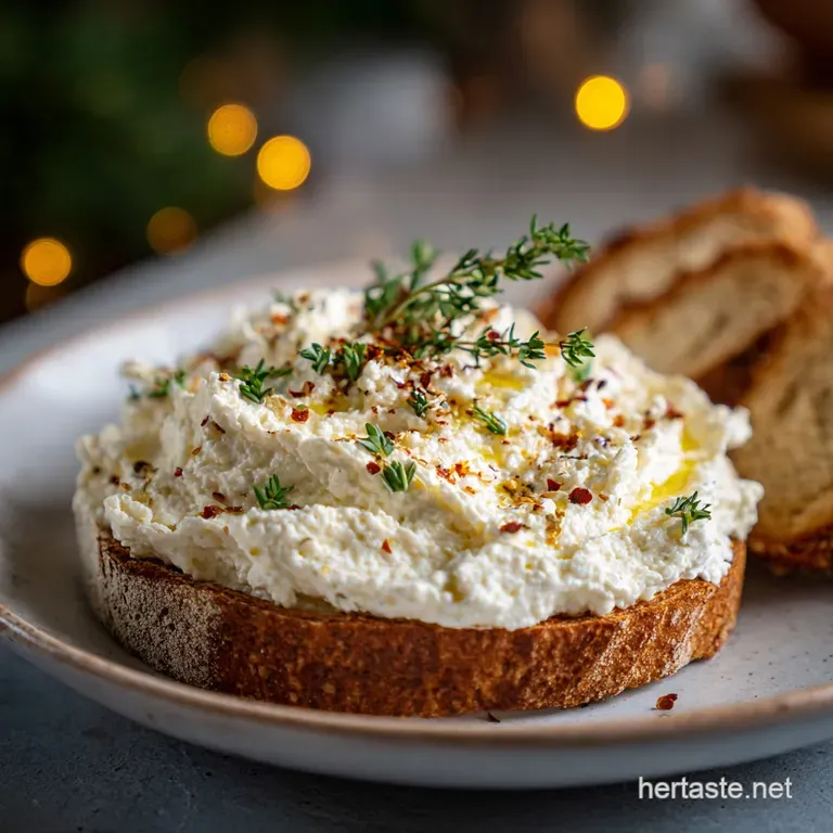Whipped Garlic Feta Dip: Creamy and Aerated