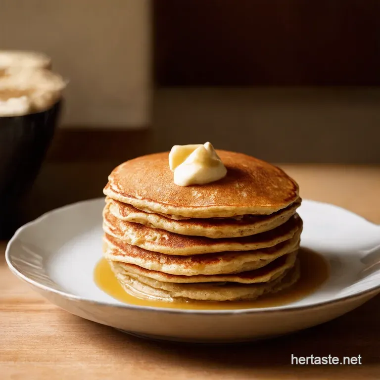 Wholesome Whole Wheat Pancakes a Proper Breakfast presentation
