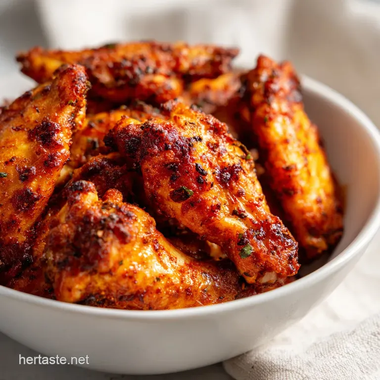A pile of amber-glazed crispy wings on a slate board, garnished with sliced scallions and a side of creamy dipping sauce.