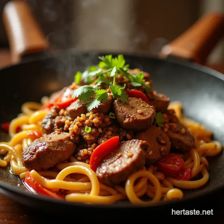 The Ultimate Wokkissed Lomo Saltado a Peruvian Stirfry Masterpiece presentation
