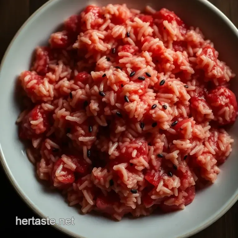 Xoi Gac: My Favorite Vietnamese Red Sticky Rice Recipe presentation