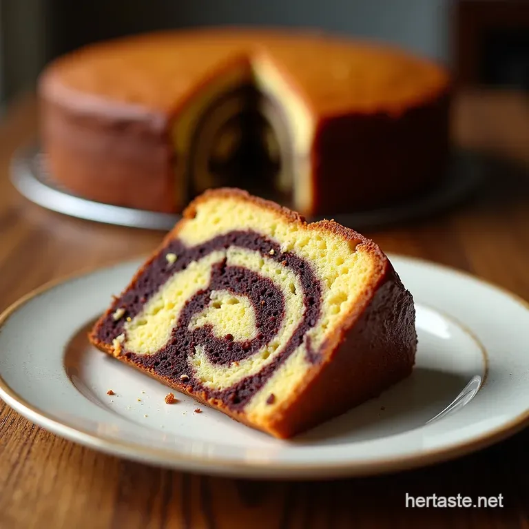 Zebra Stripes the Irresistible Marble Cake That Always Steals the Show presentation
