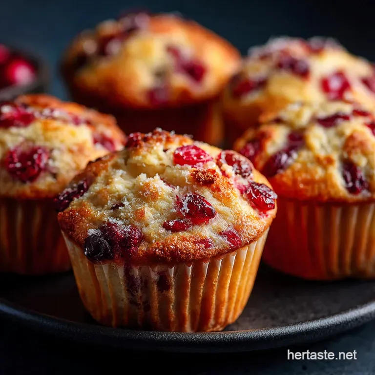 Cranberry Muffins: the Zesty Bakery-Style Orange Muffins Recipe presentation