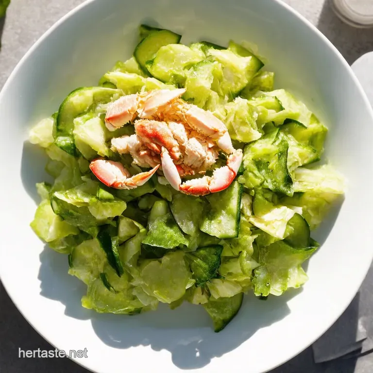 Zesty Crab Cucumber Salad