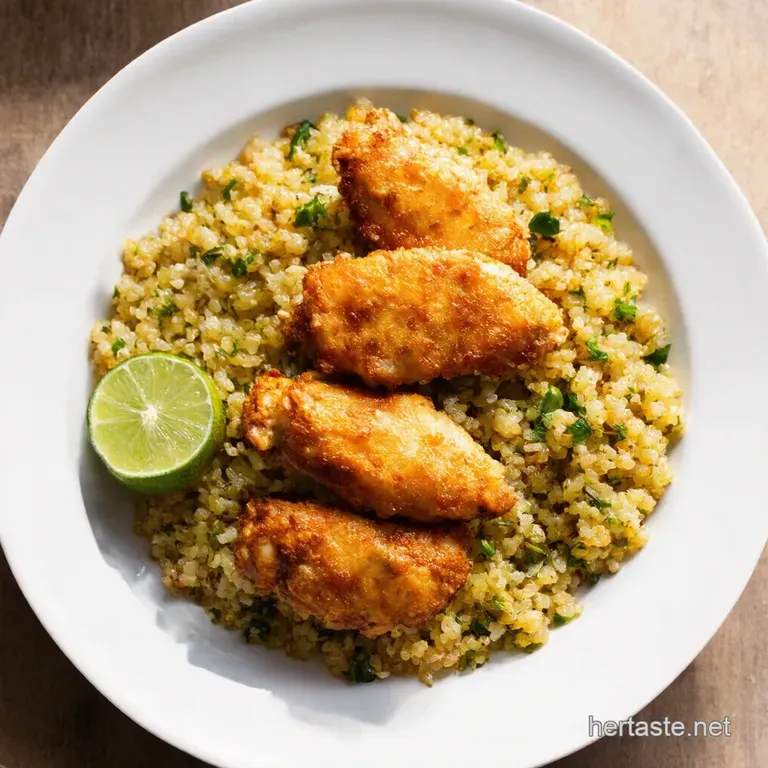 Garlic Lime Chicken Tenders and Quinoa Zesty Weeknight Win