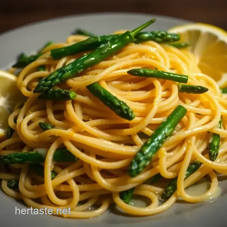 My Zesty Lemon Asparagus Pasta: A Simple Family-Friendly Delight