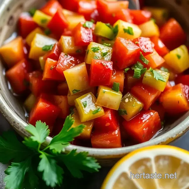 Zesty Pickle De Gallo presentation