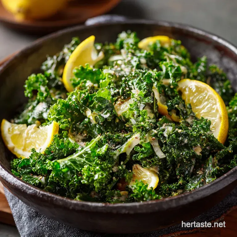 The Mighty Green Machine Chefs Zesty Lemon Tahini Kale Salad