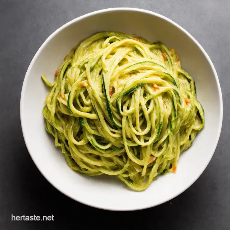 Zucchini Noodles in Creamy Tomato Quick Easy Comfort